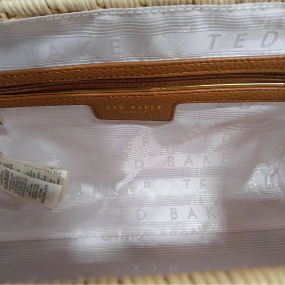 Ted Baker London Janiya Straw Circle Lock Crossbody Bag - Picture 4 of 7